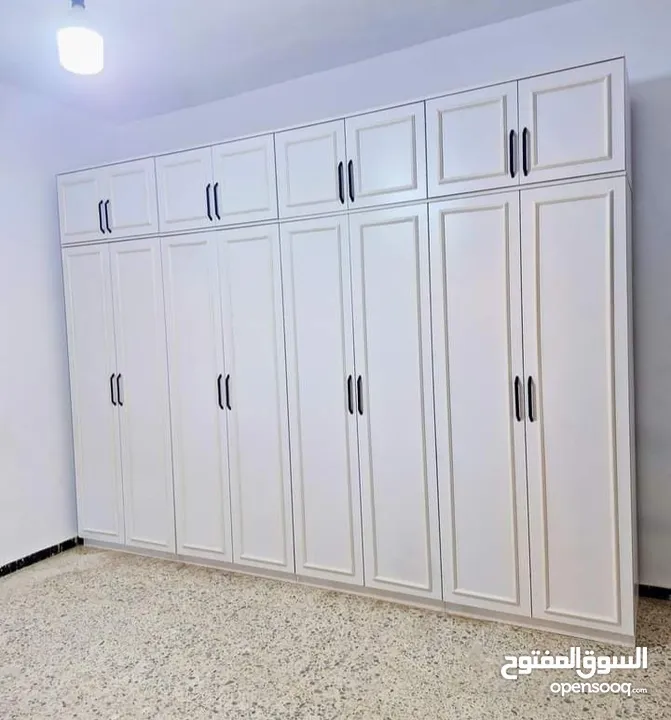 خزائن ملابس خشب لامنيت 18م الون حسب الطلب جميع المقاسات مع إمكانية تغير نوع الخشب كفاله 5سنوات على ا