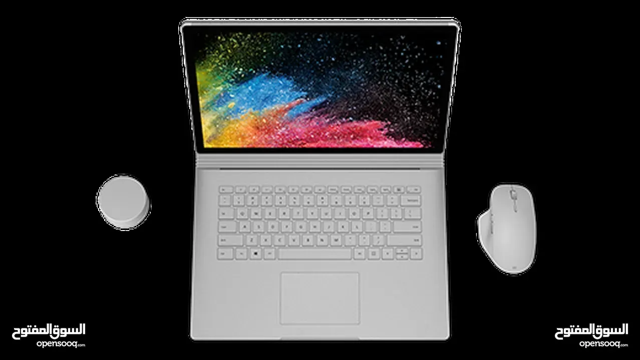 Microsoft surface book3 مايكروسوفت سيرفس بوك CPU: Corei7-8650U GHz (8 CPUs), ~2.1GHzجيل 8