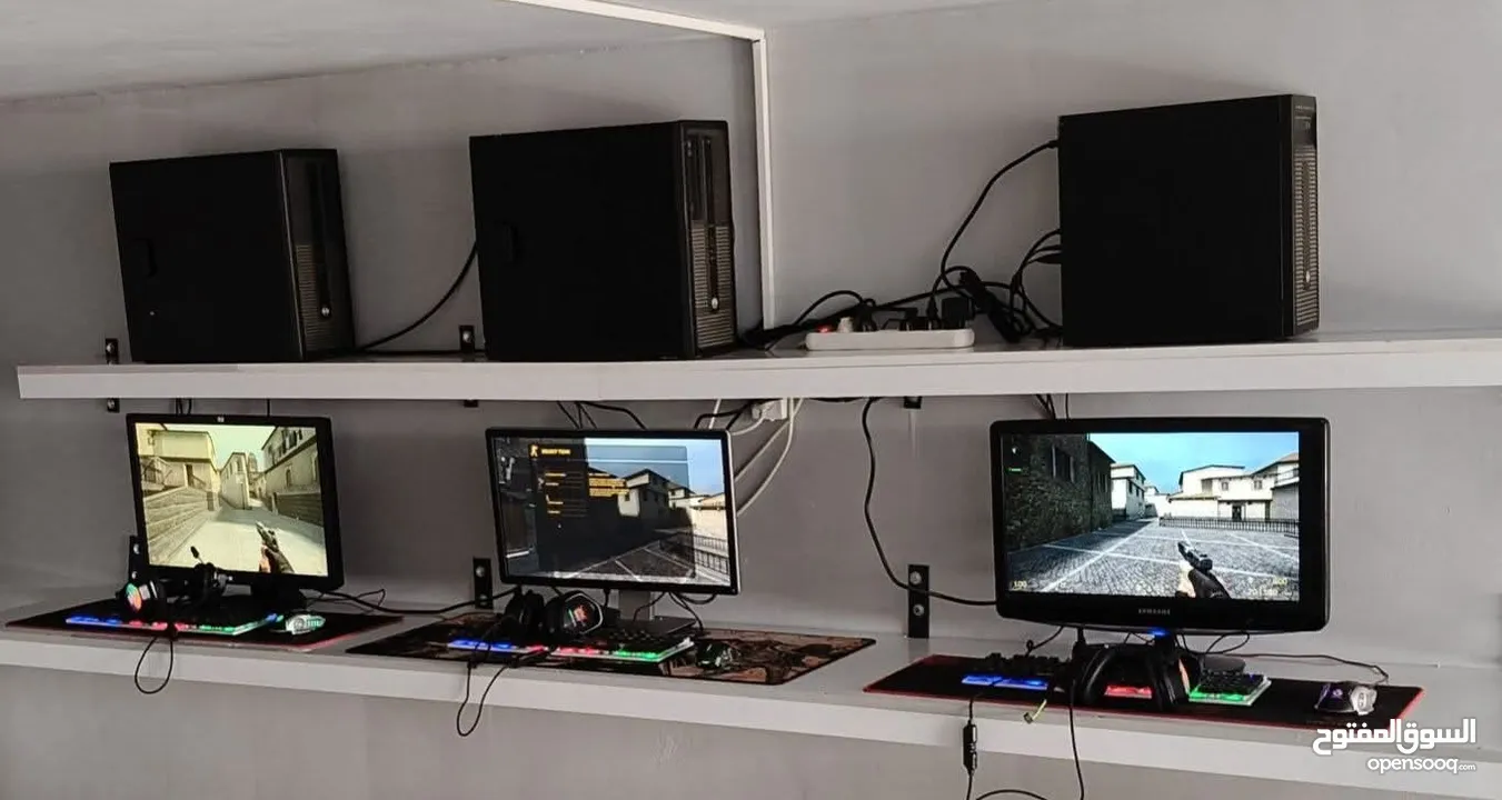 محل كامل للبيع أجهزة بلاستيشن أجهزة اكس بوكس أجهزة كاونتر المعنى التواصل