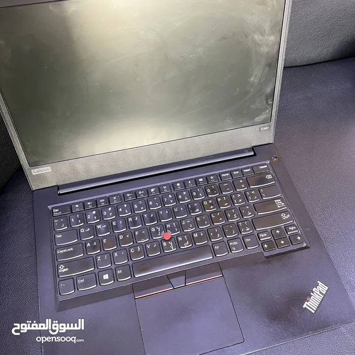 Laptop Lenovo thinkPad E480 model 20Kn لابتوب بينك باد E480 موديل 20Kn نسخة كرت الشاشة المنفصل RX550
