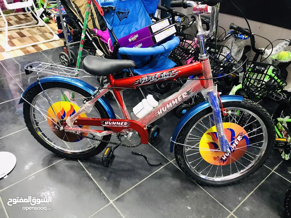 عرض خاص على الدراجة الهوائية ماركة HUMMER  مقاس 20 inch مع سلة خلفية