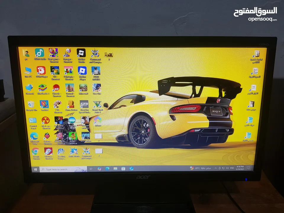 كمبيوتر pc Dell ssd gta v grand pubg free fire