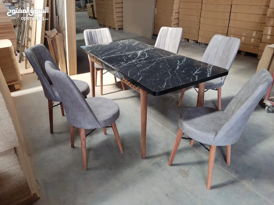 Dining table 1 table 6 chair good quality