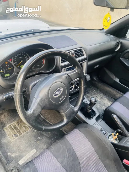 سوبارو امبريزا STI wrx  4*4 كل شي داخل ف الرخصه سياره صاروخ 300 حصان