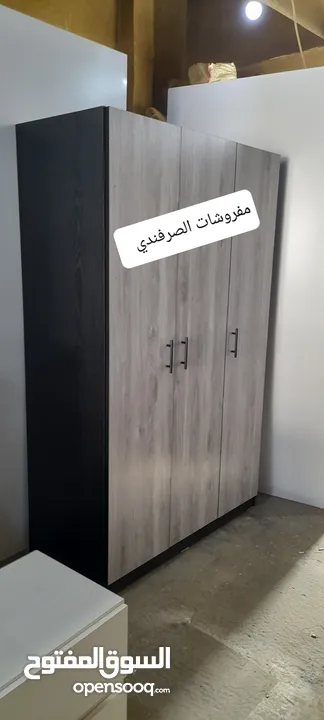 خزائن ملابس خشب لامنيت 18م جودة عالية تفصيل حسب الطلب والمقاس   خزائن ابواب او سحاب جميع الوان