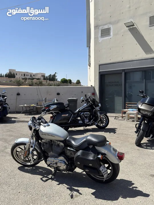 Harley sportster XL883 L بحالة الوكاله وصيانة الشركه