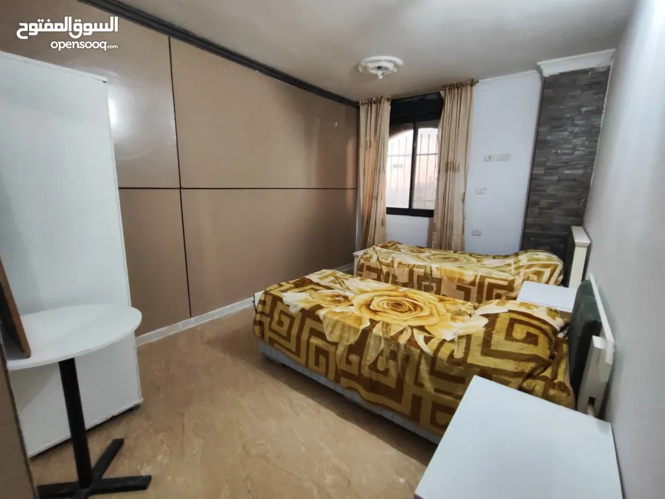 شقة غرفتين مفروش للإيجار في الماصيون