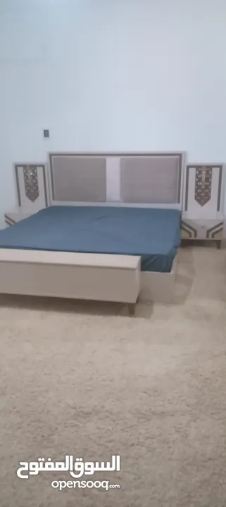 غرفة نوم  زوجية تتكون من 7قطع  خامة الله يبارك شبه جديدة  استعمال بسيط جدا جدا جدا