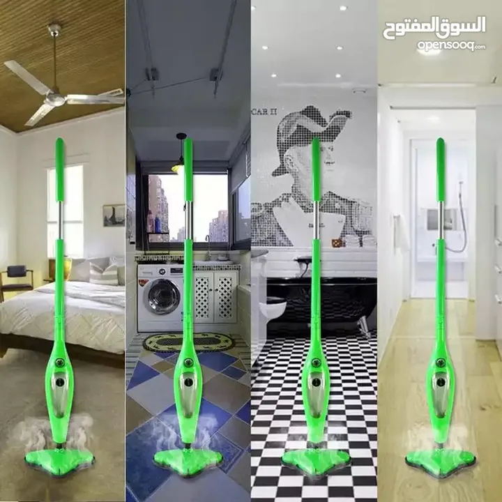 ممسحه بخاريه مكنسه steam mopX12 تنظيف بالبخار كوي و تعقيم جهاز البخار جهاز بخار للتنظيف و التعقيم