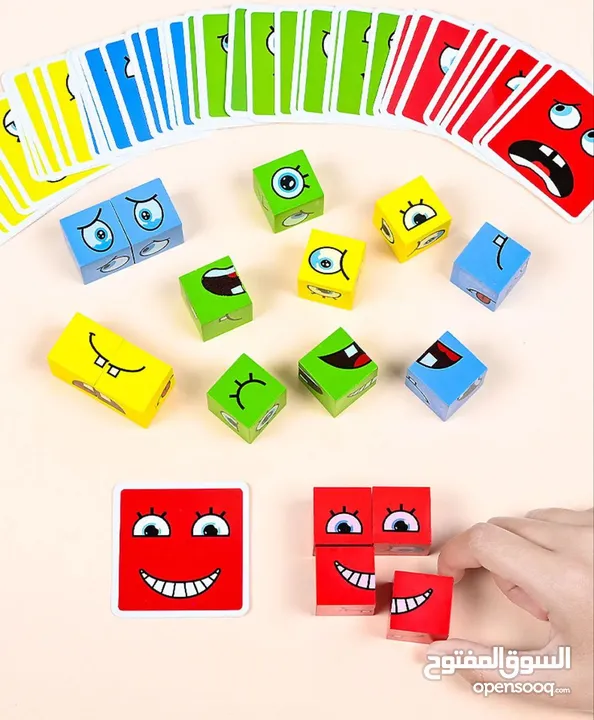 لعبة ترتيب الوجه الصحيح   تعزز ذاكرة طفلك من خلال حفظ مواقع الأشكال والتركيز بين العين واليد والسرعة
