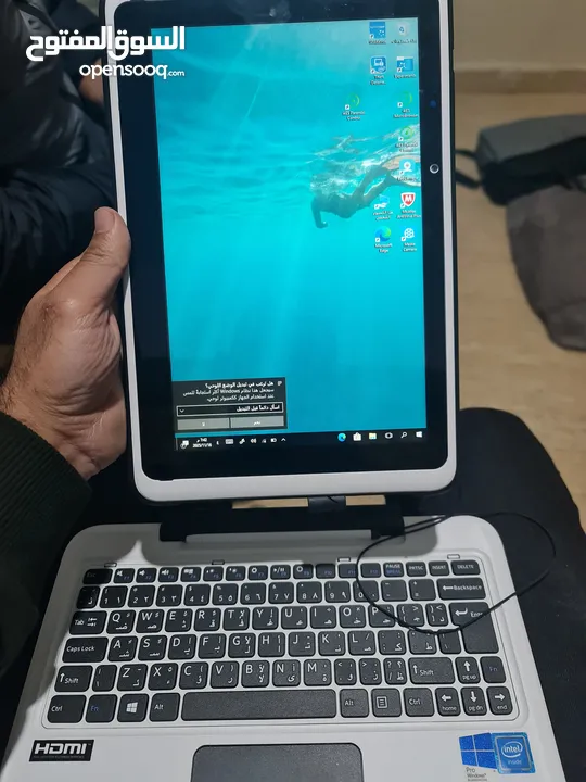 لابتوب ميني يتحول الى ايباد 12 انش