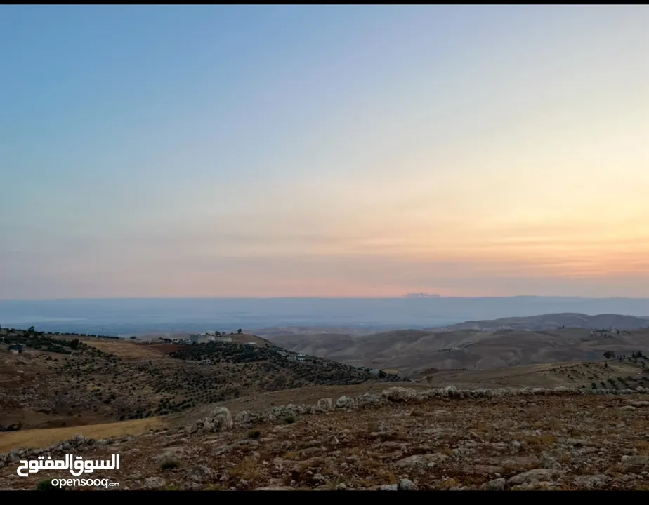 تملك الان فرصة العمر قطعة ارض من اراضي غرب عمان مطلة على فلسطين و الاغوار و البحر الميت و سد الكفرين