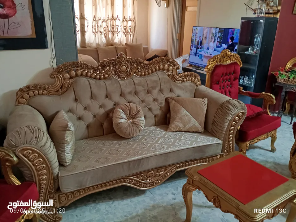طقم كنب جديد