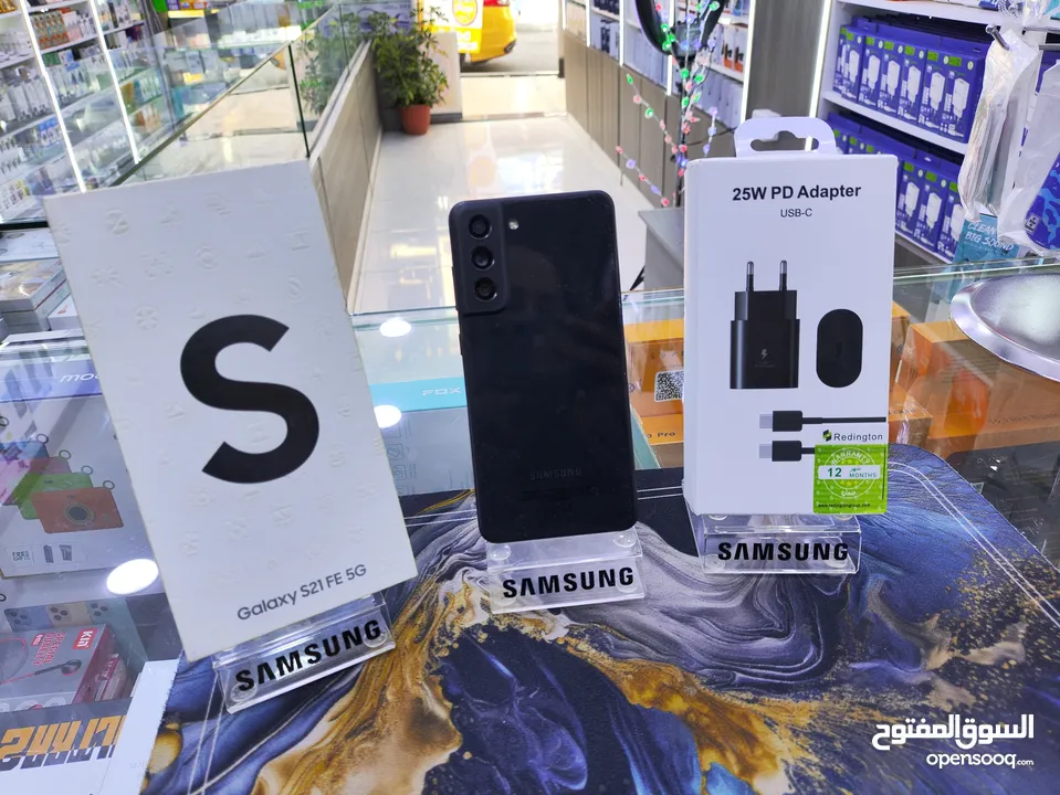 حبه انضيفه Samsung S21 FE 5G معها الكرتونه عربي جيجا 128 رام 16 هدية بكج متوفر توصيل