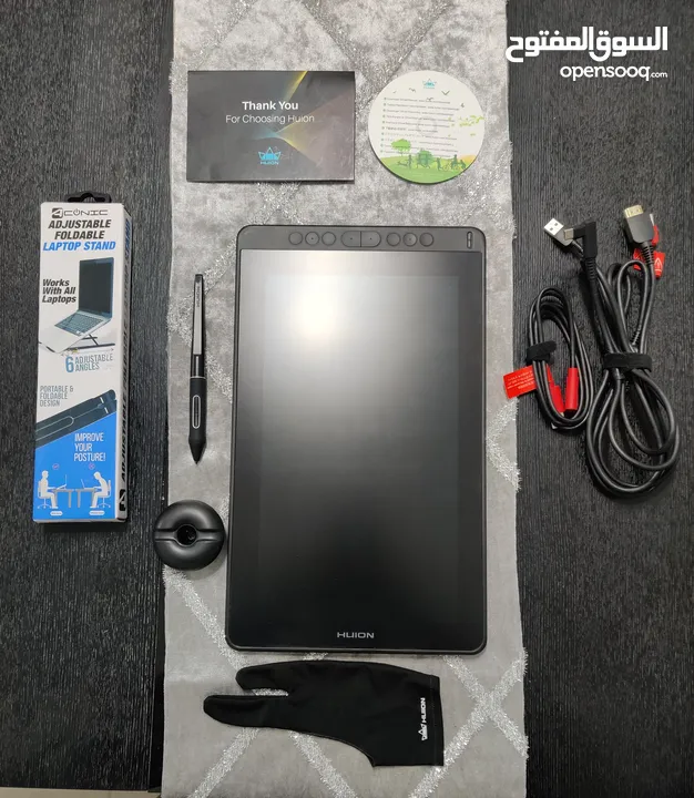 HUION KAMVAS 13 Graphics Drawing Tablet Tilt Battery-free Pen Android Support