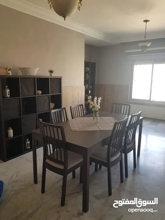 Furnished appartement in Shmesani for rent شقه مفروشه فرش كامل في موقع مميز قريب من الخدمات للايجار
