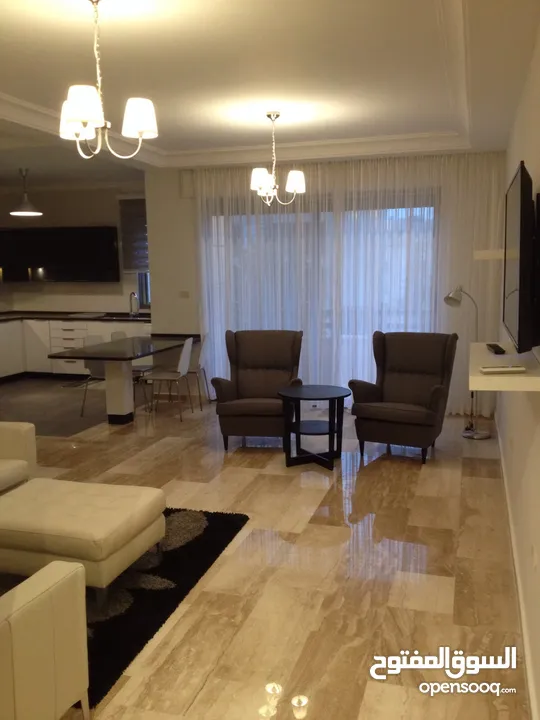 من المالك مباشرة شقة مفروشة سوبر ديلوكس  في عبدون Fully furnished apartment in abdoun