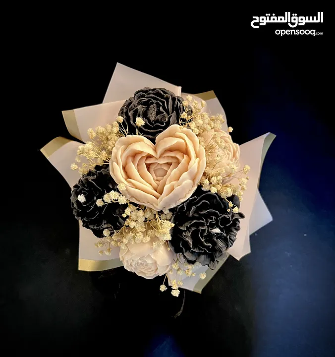 باقات وتوزيعات من الشمع تضيء مناسباتك مشكاة   هدايا وتوزيعات من القلب بتصميم مميز  مشكاة