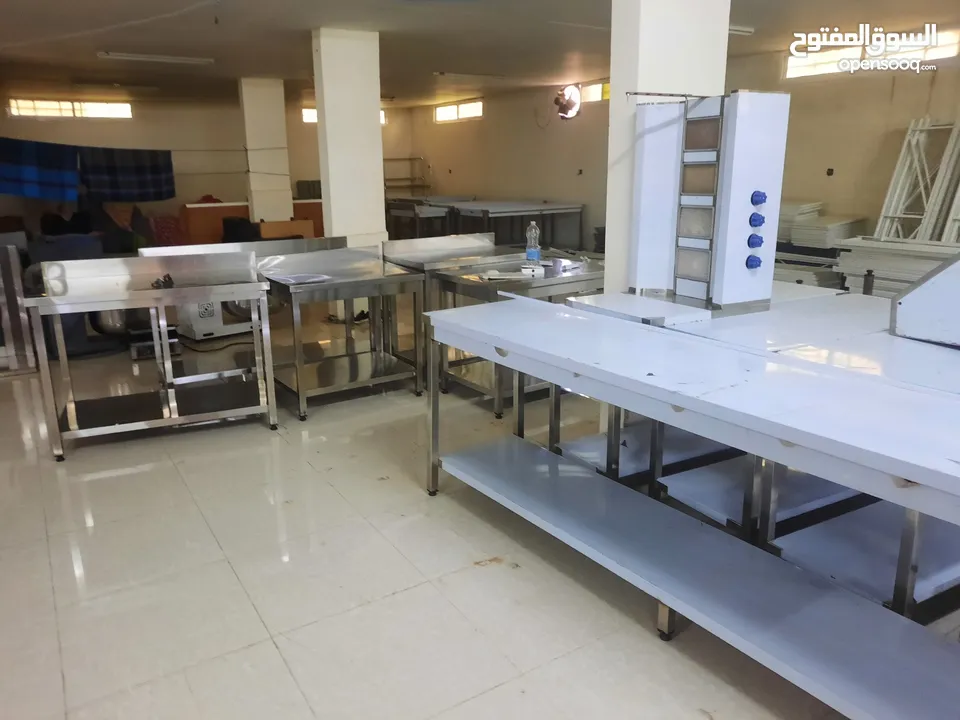 البيع ادوات المطاعم او المقاهي مستعمل أو جديدة  Rasturant equipment for sale used and new