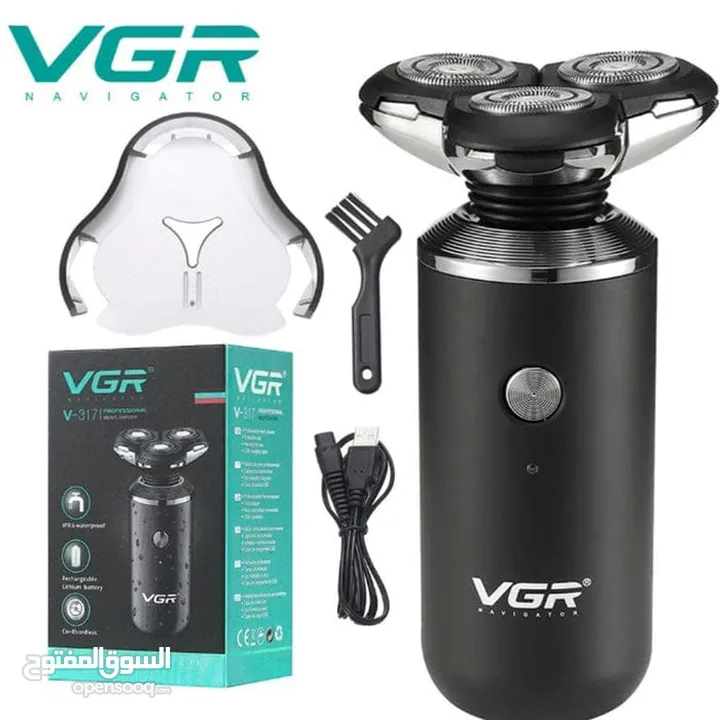 ماكينة حلاقة رجالية ب 3 رؤوس VGR مقاومة للماء