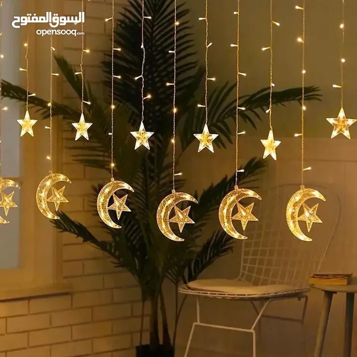 إضاءة زينة رمضان بأسعار رمزيه