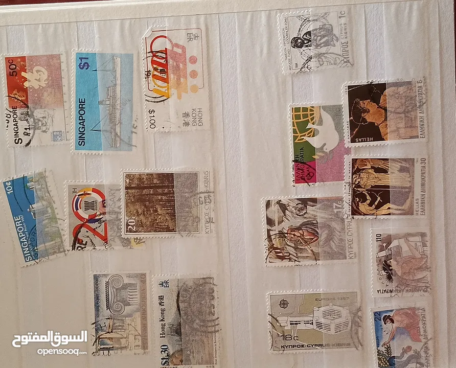 طوابع قديمة للبيع بنص ديناااار فقط