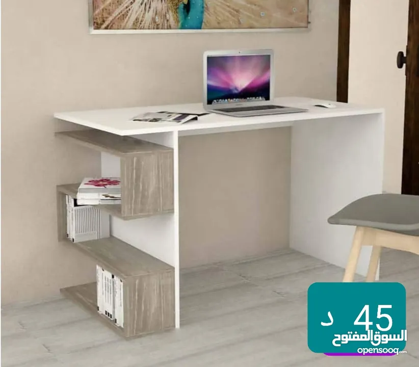 طاولة للدراسة والكمبيوتر بتصميم مميز بأقل الاسعار