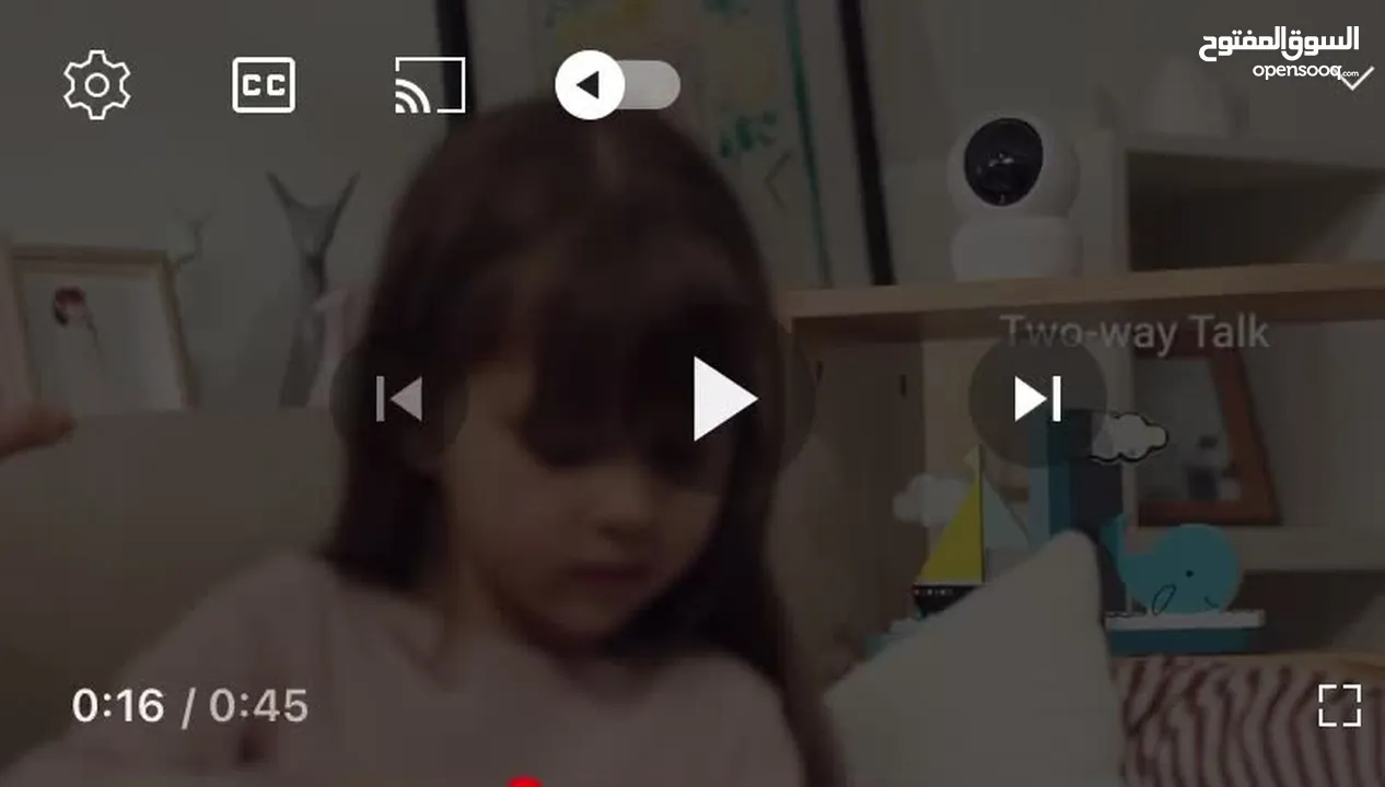 كاميرا لاسلكية لمراقبة الاطفال او لحماية منزلك من الداخل