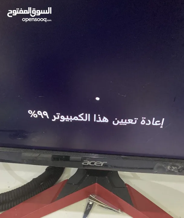 للبيع شاشة acer 165hz و شاشة 60 هرتز asus