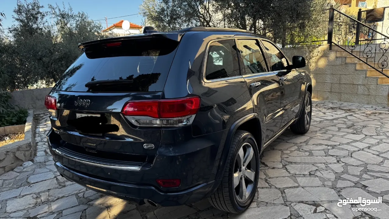 Jeep Grand cherokee Overland 2014 جيب جراند شيروكي اوفرلاند ( غير مجمركة ) اعفاء