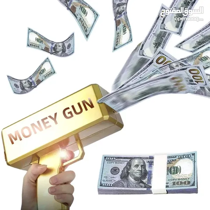 bubble gun's and money gun's for sale
