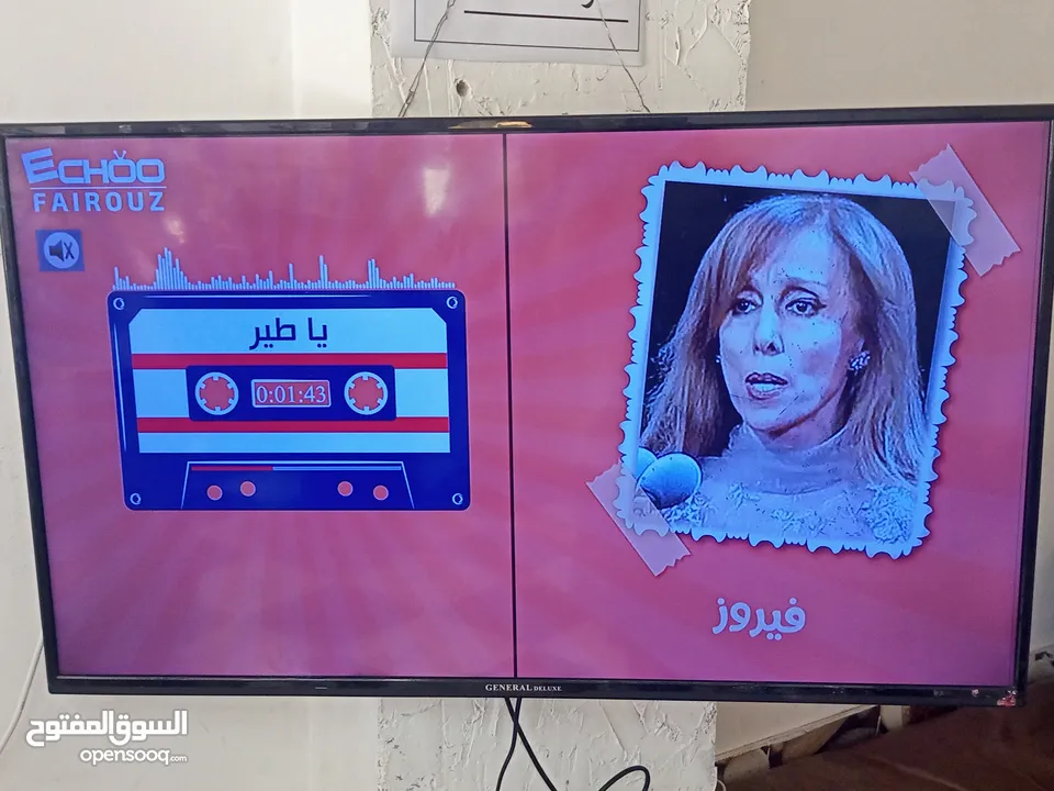 شاشه 43 يوجد خط حبر ما بزيد