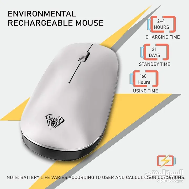 ماوس جيمنغ اصلي وايرلس/ فأرة  Aula SC800 Wireless Mouse