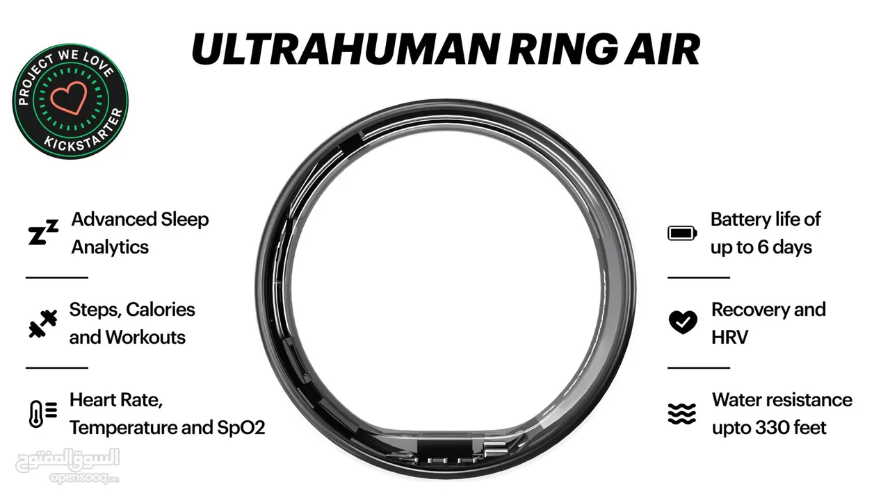 Ultra human ring air size 8