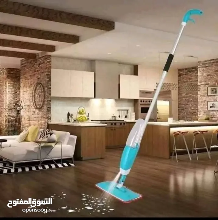 ممسحه ارضيات مع بخاخ