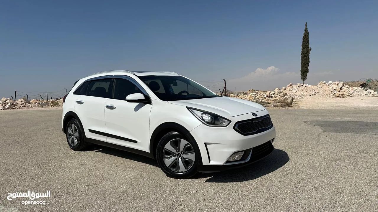 كيا نيرو هايبرد موديل 2018 وارد كوريا كلين تايتل فحص كامل.  Kia Niro hybrid 2018 Korean spec.