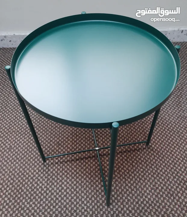 Coffee Tray Table, green color