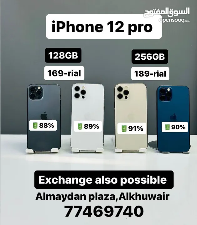 iPhone 12 Pro -128 GB /256 GB - Awesome No Deffects