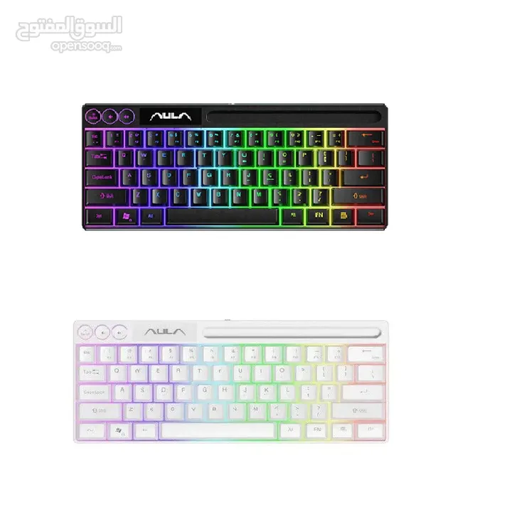 كيبورد جيمنغ مضيئ احترافي لكل الجيمرز اصلي Aula Keyboard F3061 Gaming RGB Lights OG