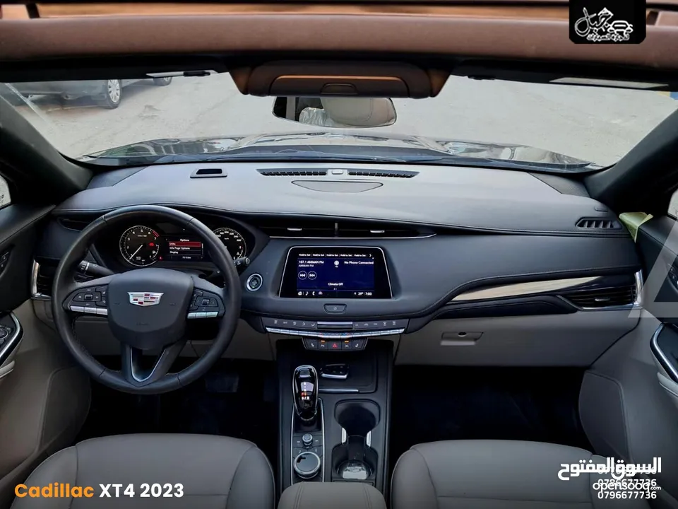 كاديلاك XT4 2023 اعلى صنف فحص كفالة الشركه كاش أو أقساط
