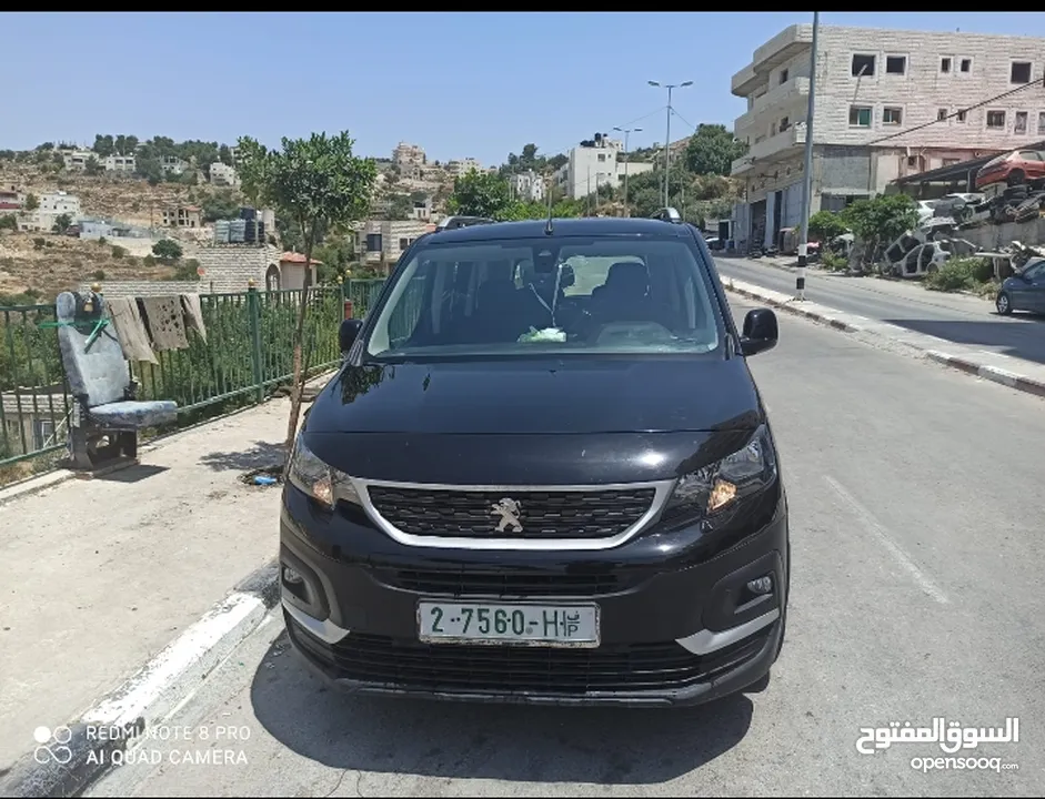 بيجو ريفتر لون اسود للبيع