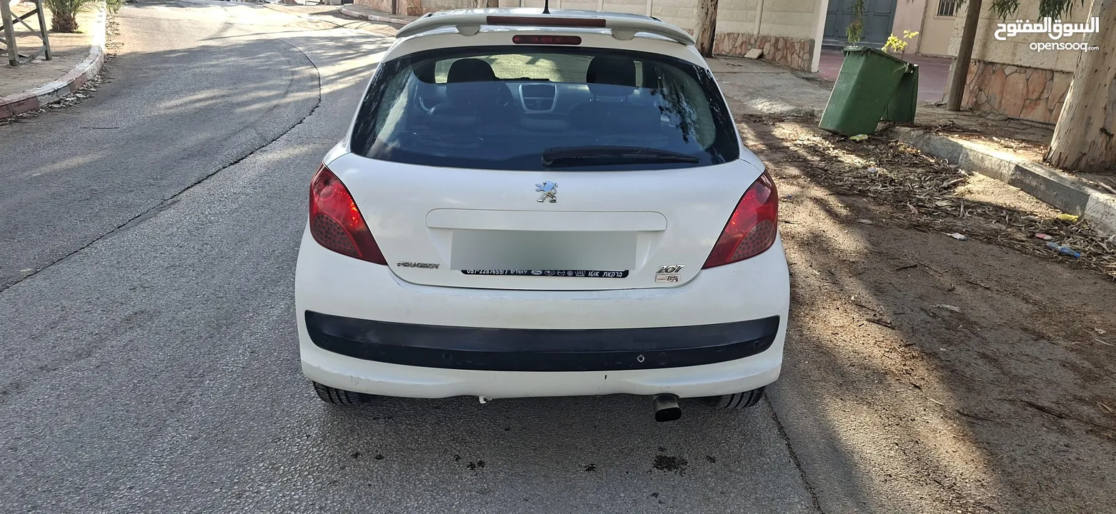 بيجو 207موديل 2009_اتومتيك _ماتور 1600-بنزين اصل برايفت _فحص الف صلاة النبي نظيفة من الاخر