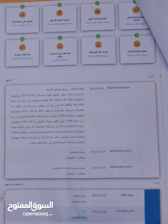 سياره شفروليه سبارك كهرباء موديل 2016 للبيع