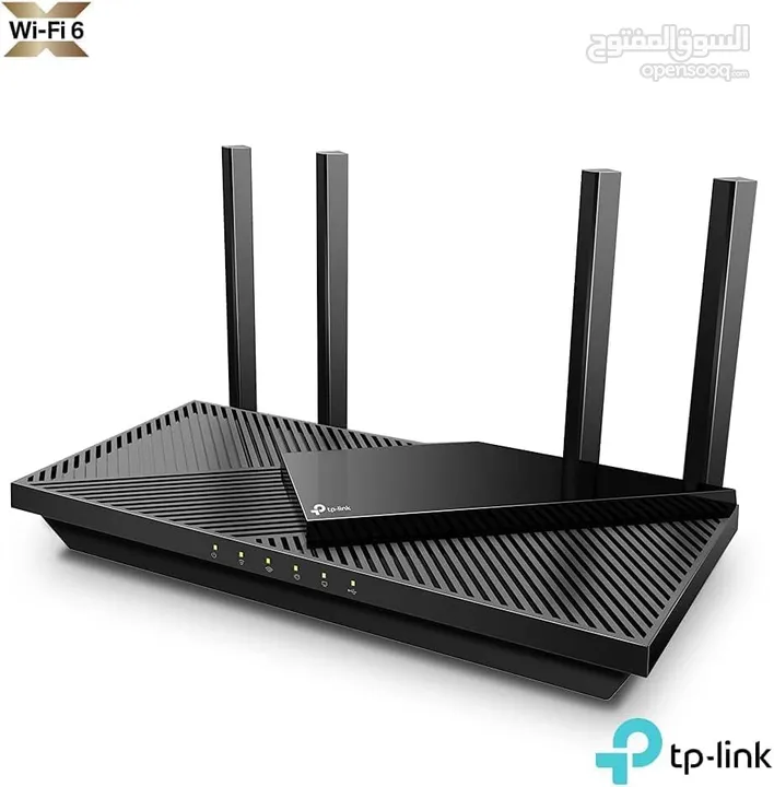 راوتر انترنت شبكات انترنت وايرلس تي بي لينك TP Link wifi 6 Router AX53 for internet connection
