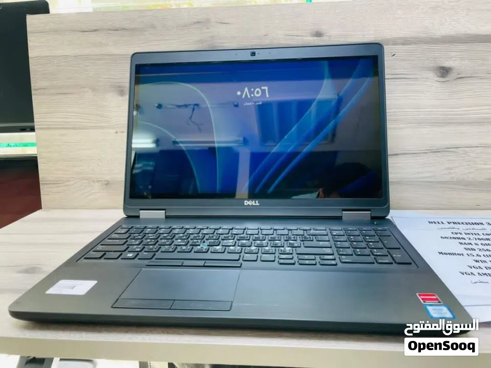 DELL 3510 CORI7 6TH HQ RAM 8 GIGA DDR4 SSD 256 GIGA VGA AMD 2 GIGA جهاز ...