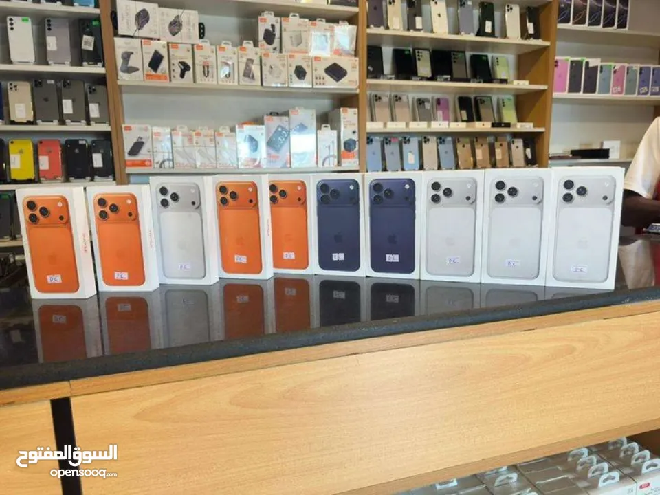 شروة هواتف آيفون 17 برو ماكس بالكرتونه كفالة دولية