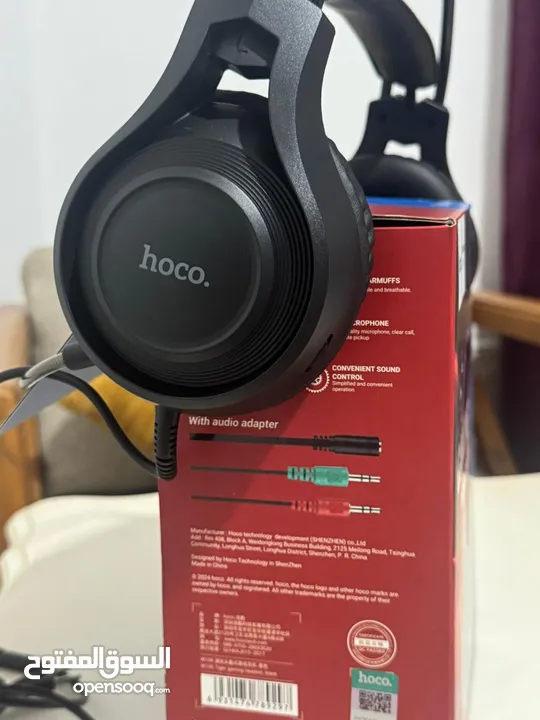 سماعة Hoco W106 دقة عالية  جودة ولا أروع  ممتازة للألعاب عالية الدقة