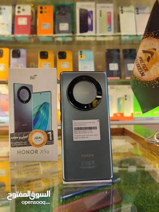 مستعمل بالكرتونة Honer X9a 5G جيجا  256 أغراضة والكرتونه الأصلية متوفر توصيل