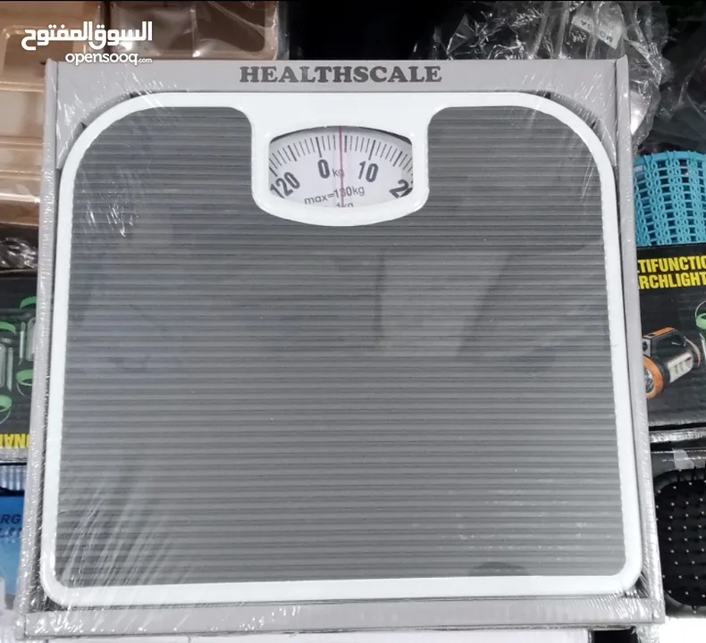 ميزان وزن الجسم الميكانيكي مؤشر ميزان حمام  ميزان طبي شخصي يوزن لغايه 130 كيلو ميزان ابره