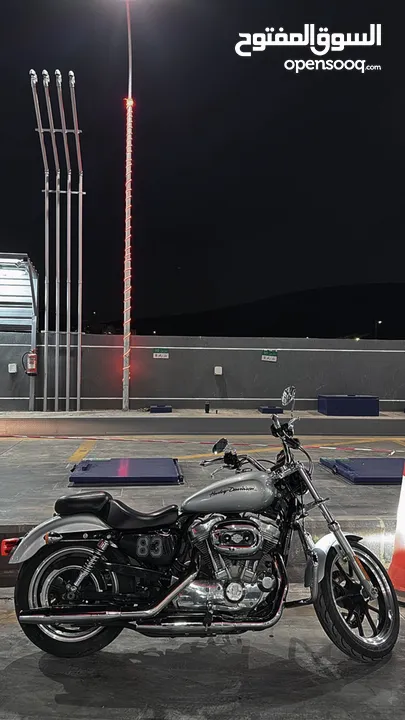 Harley sportster XL883 L بحالة الوكاله وصيانة الشركه